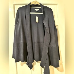 NWT Navy Cardigan Roz & Ali Dressbarn 2X Plus-Size